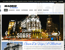 Tablet Screenshot of madridafondo.com
